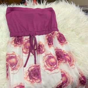 Charlotte Russe strapless dress